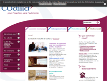 Tablet Screenshot of coallia.org